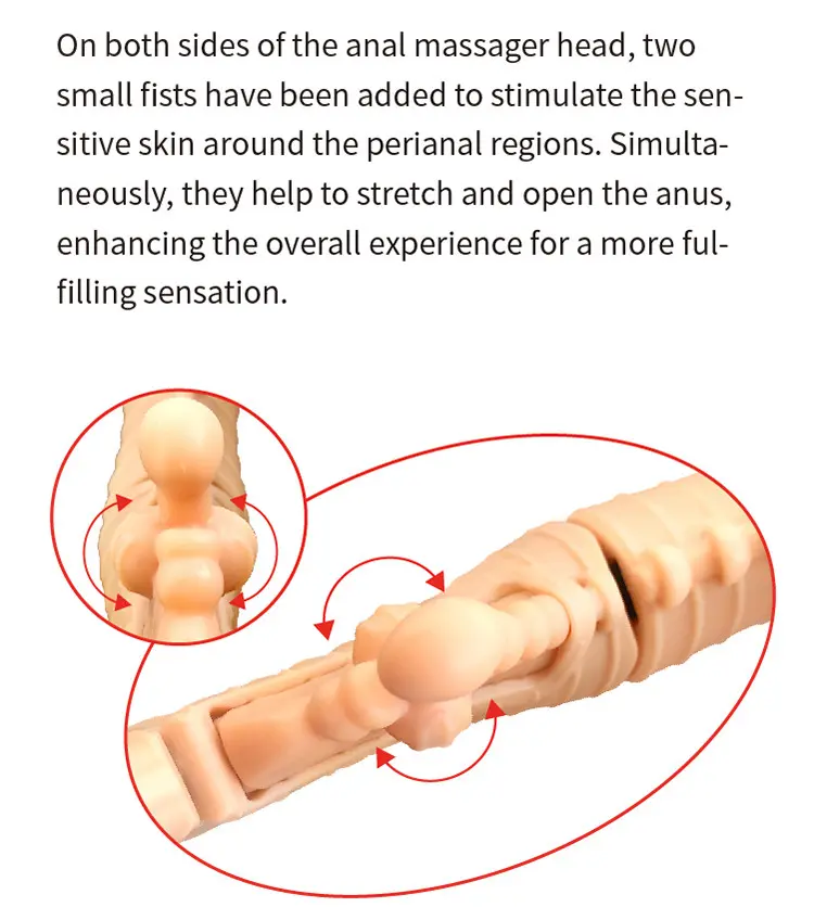 Extra Large-Size Oval Bead Massage Head0498r