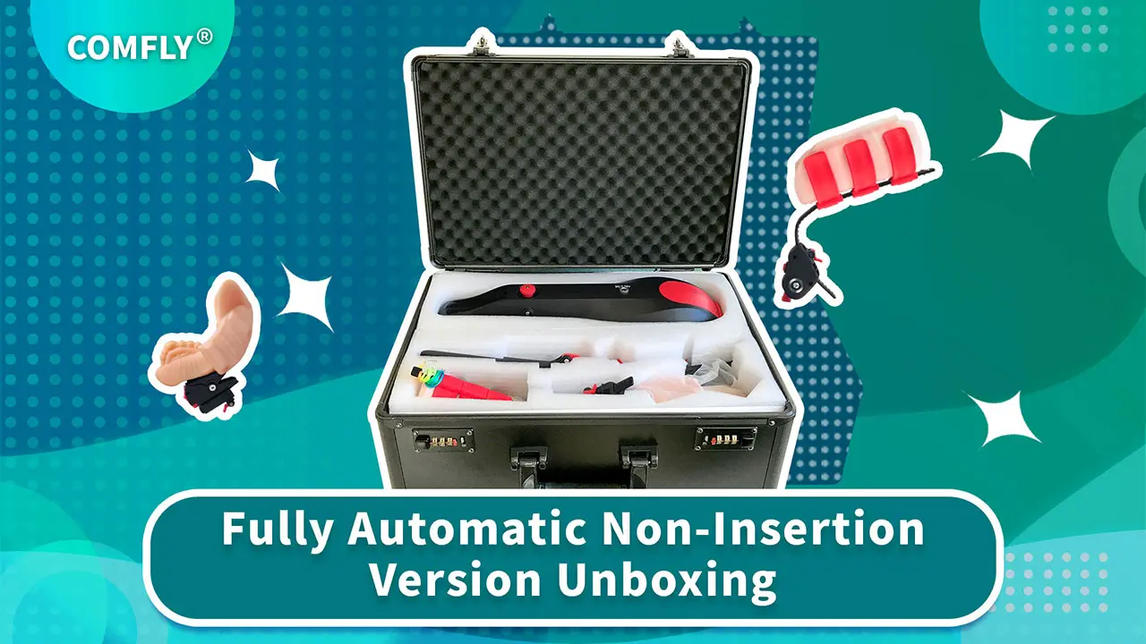 COMFLY Fully Automatic Non-Insertive Blended Orgasm Male Masturbator Unboxing