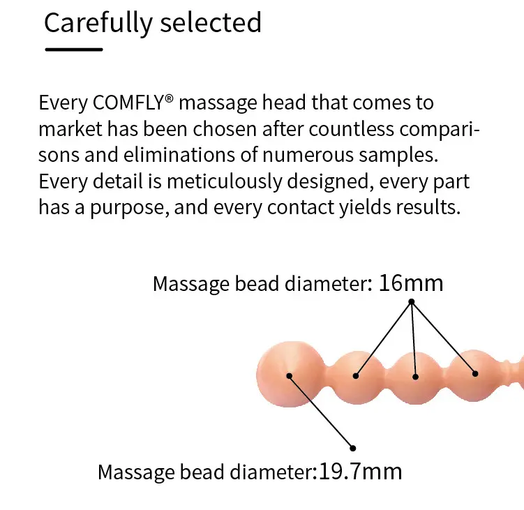 Anal Bead Massage Head with Vertical Insertion067ek